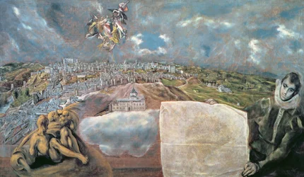 View and Map of the Town of Toledo